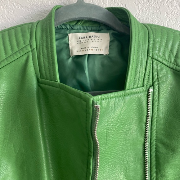 ZARA faux leather Moto Jacket - Picture 8 of 8